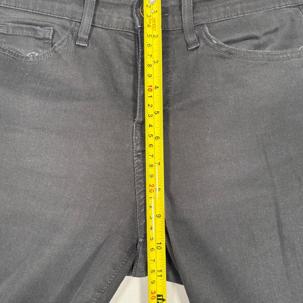 Flying Monkey High Rise Ankle Skinny Jeans‎ Size 27 Black Denim Pants - Picture 8 of 13